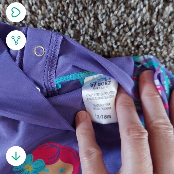 Two UV Skinz Swimsuits, 12-18 months - Picture 5 of 7